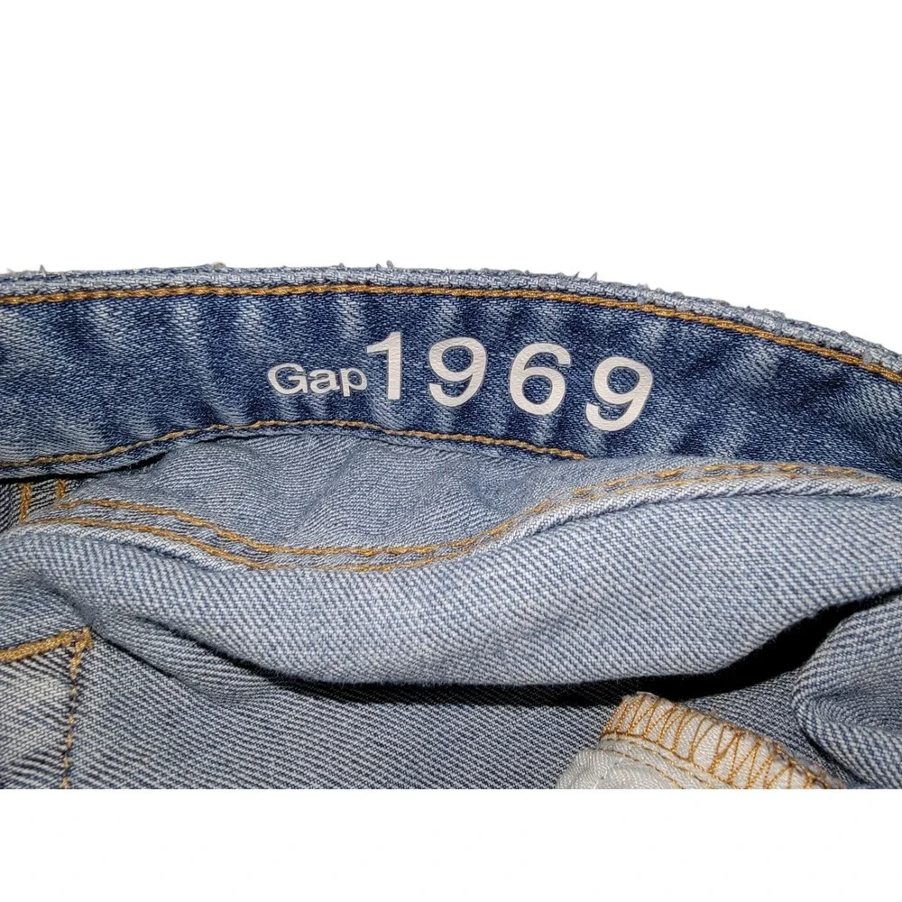 Gap 1969‎ Size 28 Always Skinny Low Rise Blue Jeans Pants Studded